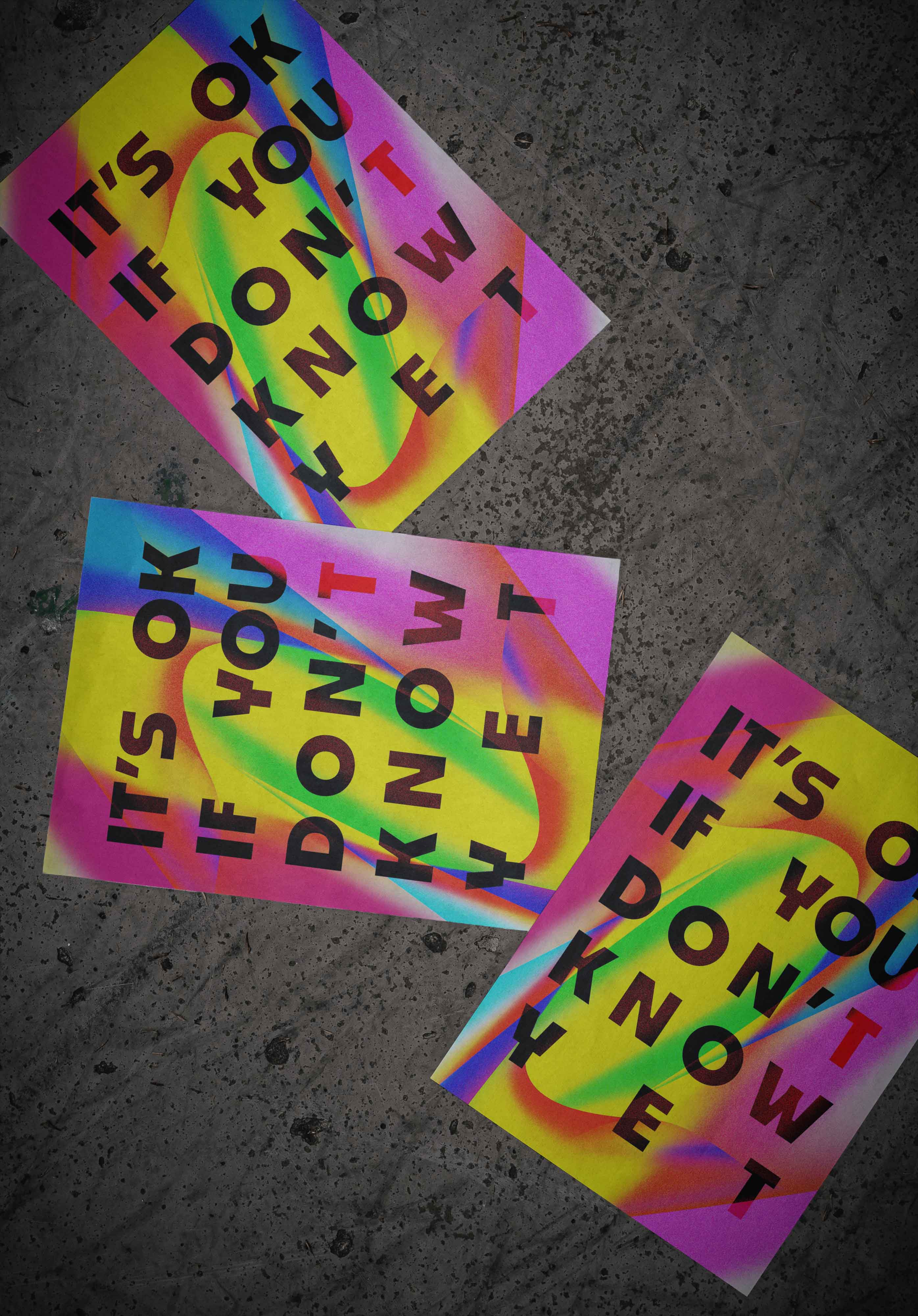 It's Ok Poster Design