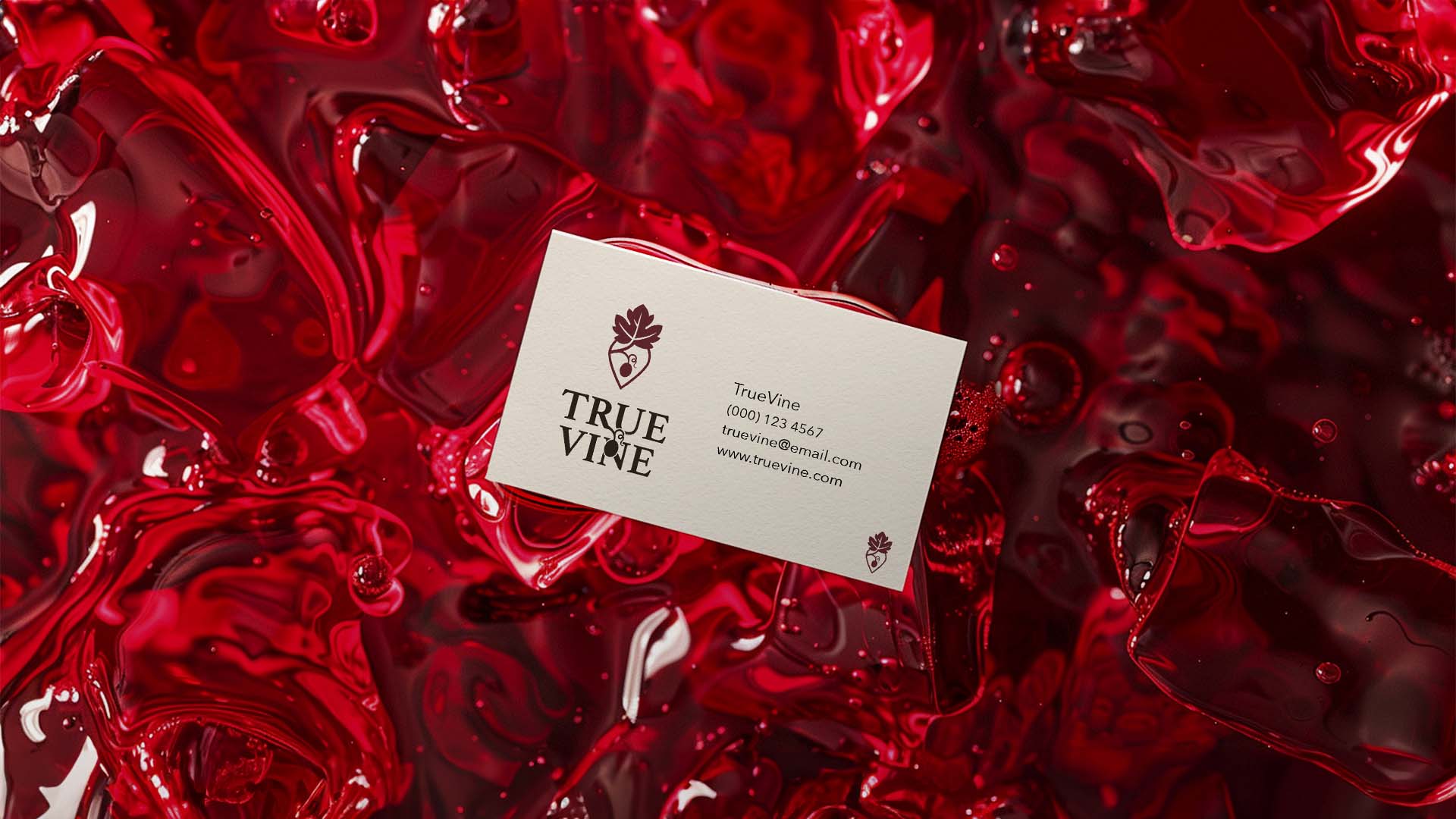 True Vine Business card